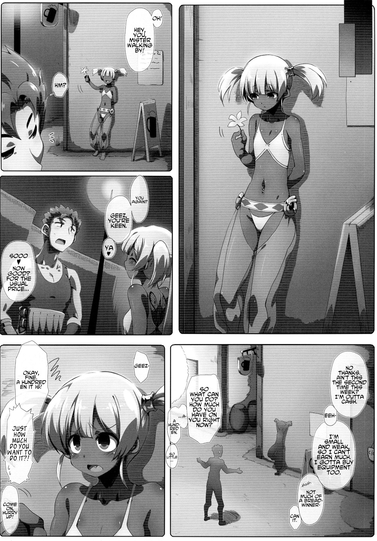 hentai manga My Dark-Skinned Loli Slut Dancer-chan Is Cute